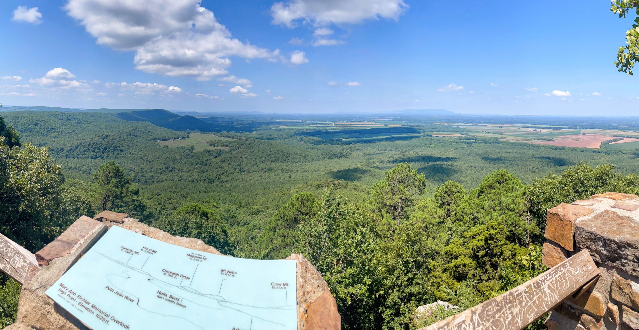 Mary Ann Richter Overlook at Petit Jean State Park in Morrilton, Arkansas