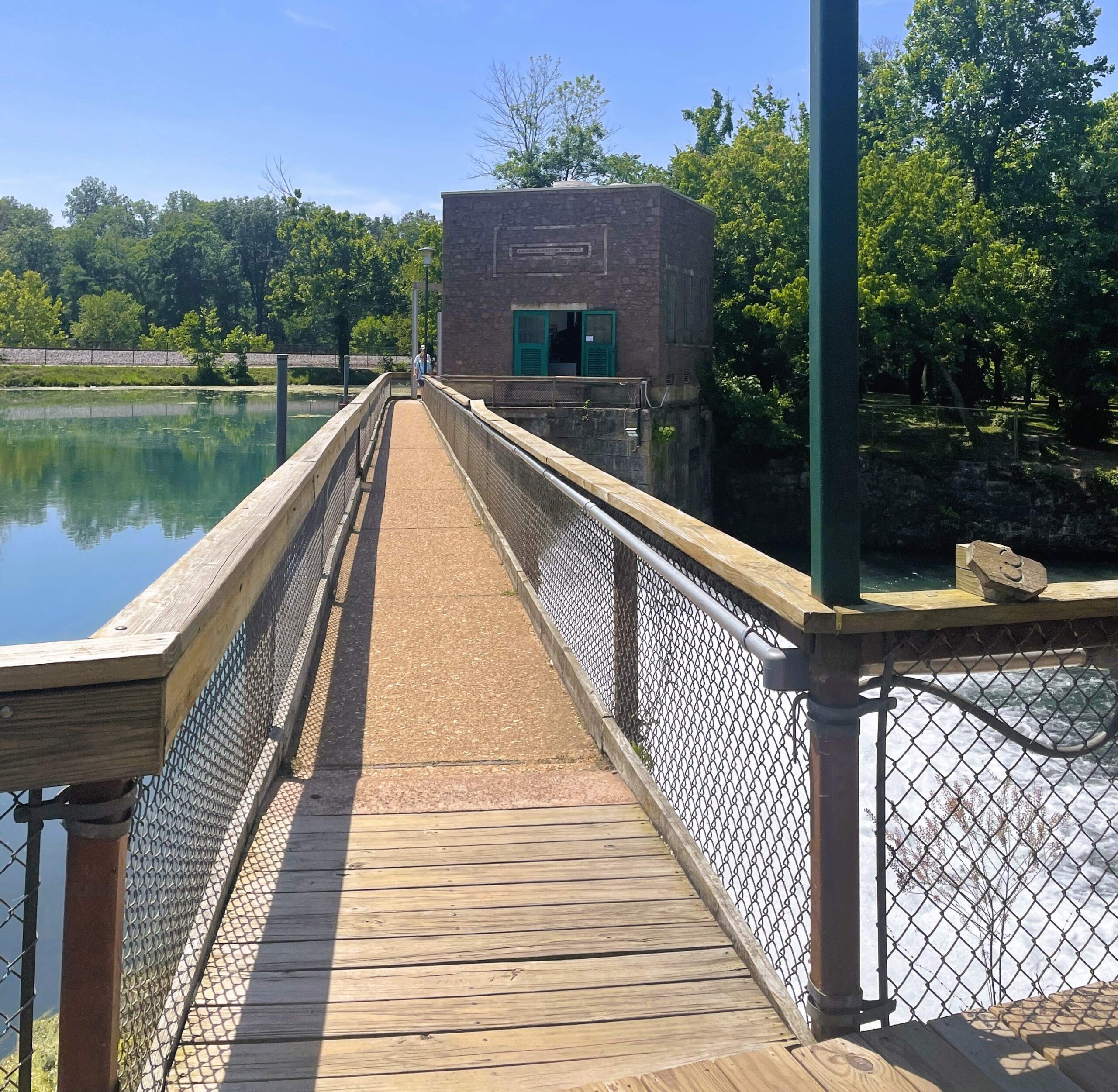 Spring River Dam at Mammoth Spring State Park in Mammoth Spring, Arkansas