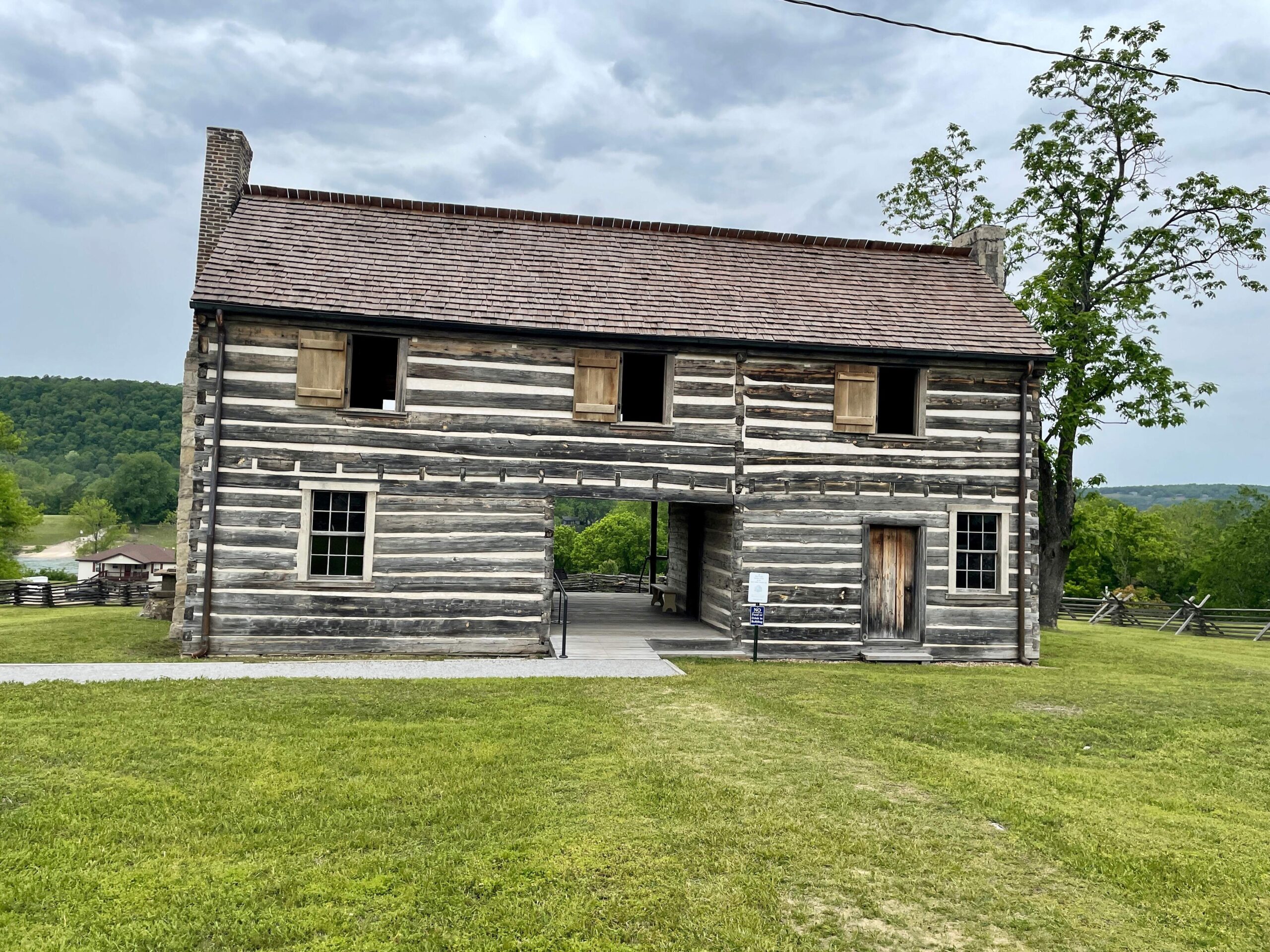 Jacob Wolf House Histoic Site Territorial Courthouse in Norfork, Arkansas