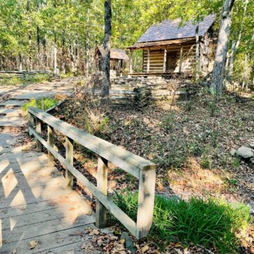 Woolly Hollow Cabin at Woolly Hollow State Park in Greenbriar, Arkansas