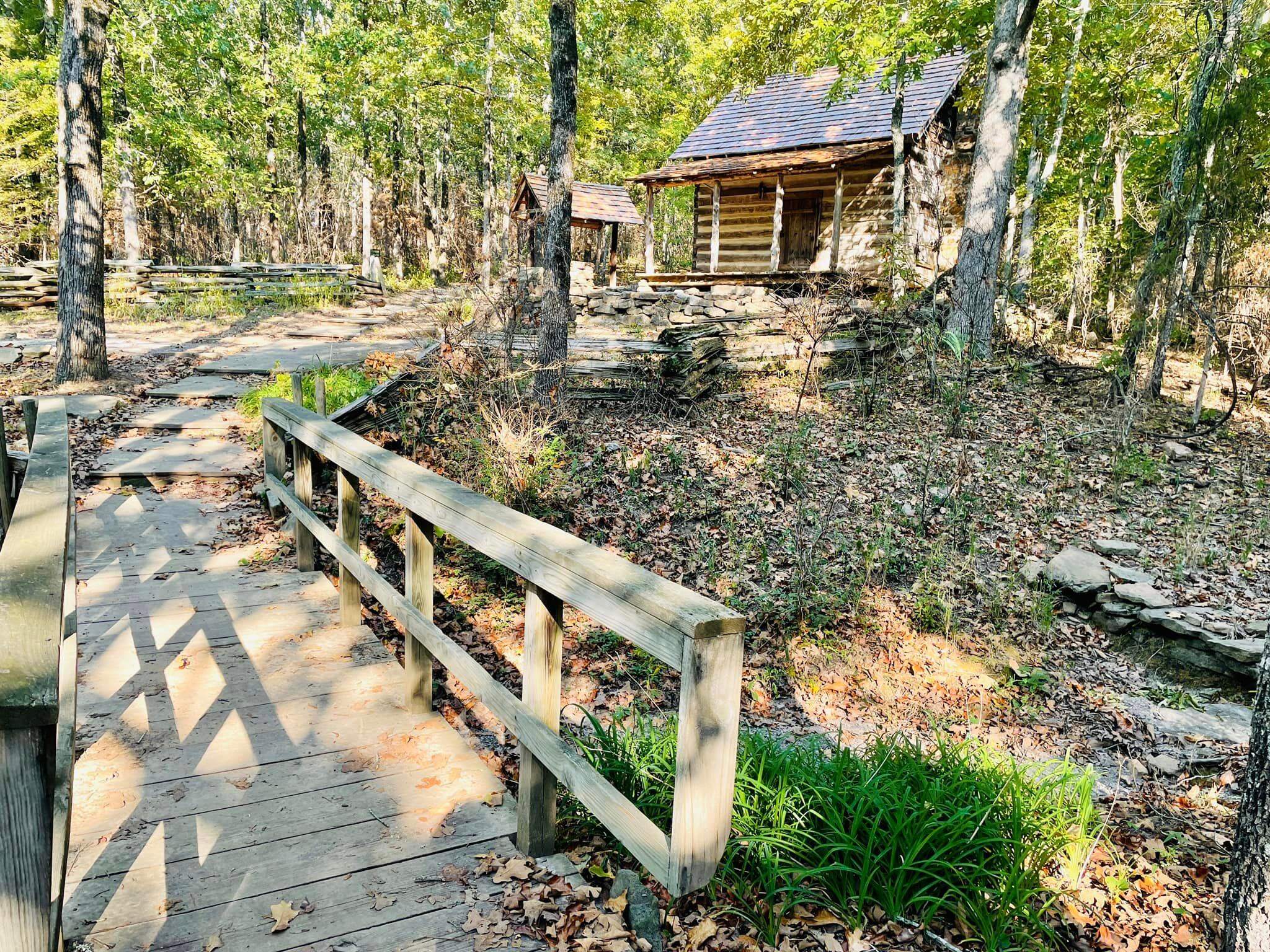 Woolly Hollow Cabin at Woolly Hollow State Park in Greenbriar, Arkansas